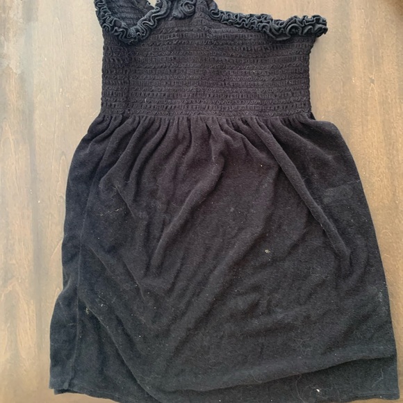 Juicy Couture Vintage Off Shoulder Black Dress - Picture 2 of 3
